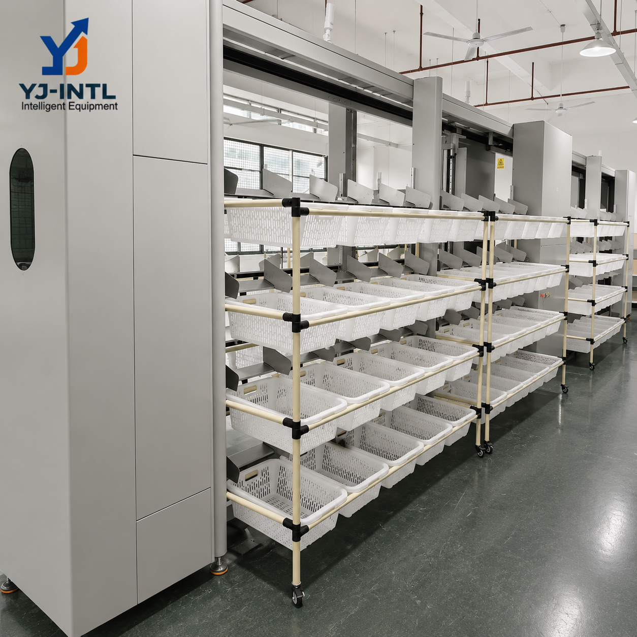 Automated Put Wall System for E-commerce Fulfillment and Parcel Sorting