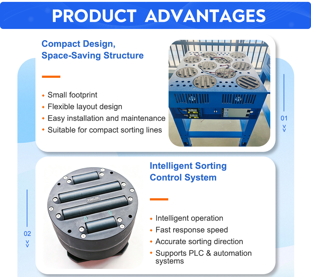 wheel sorting product advantages