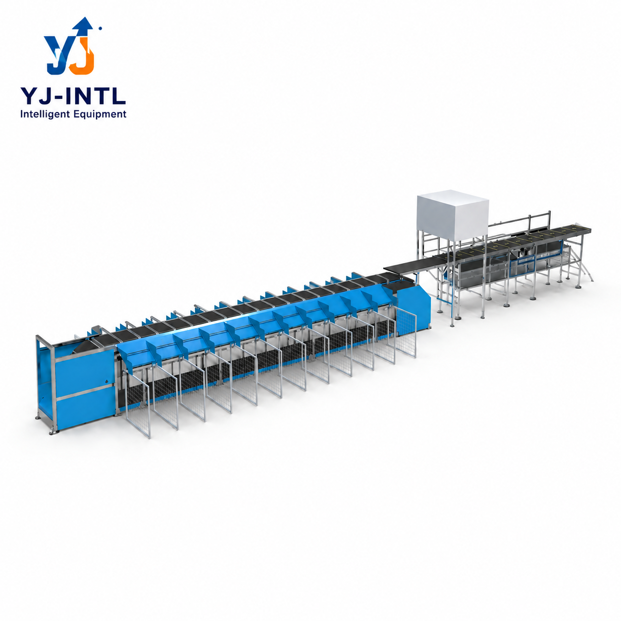 Linear Cross Belt Sorter | Automated Parcel Sortation System