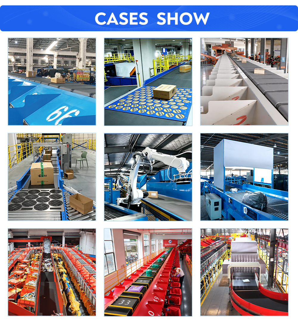 Linear Cross Belt Sorter custom CAD layout solution