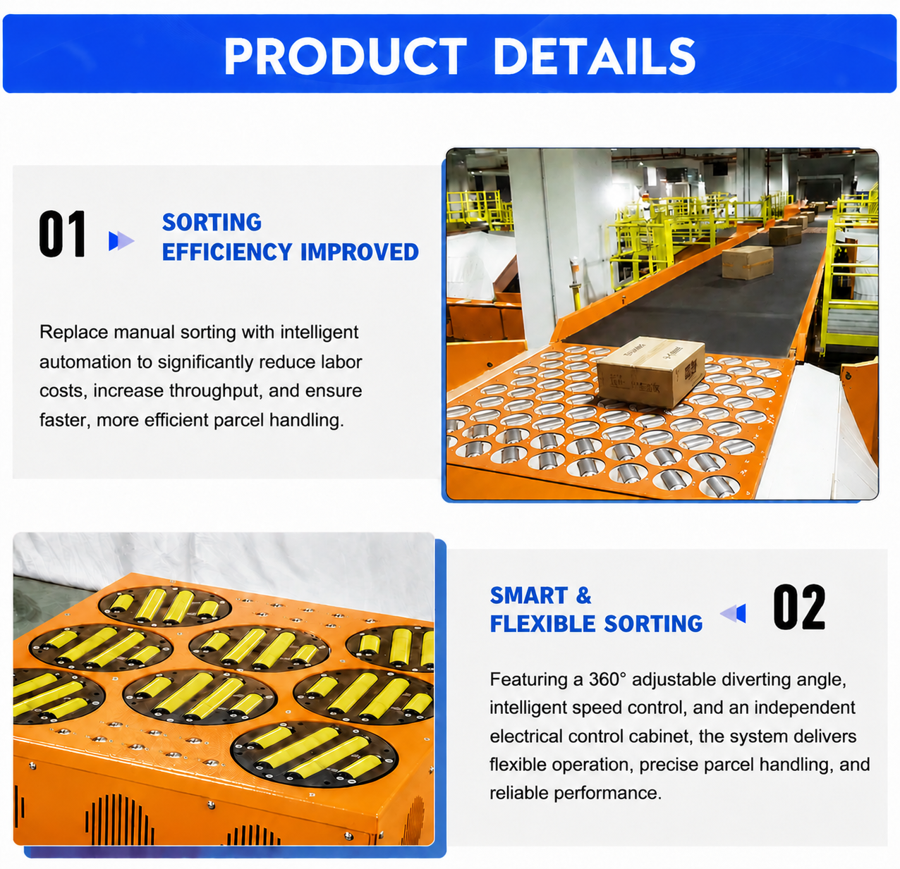Multi-Directional Wheel Sorting System