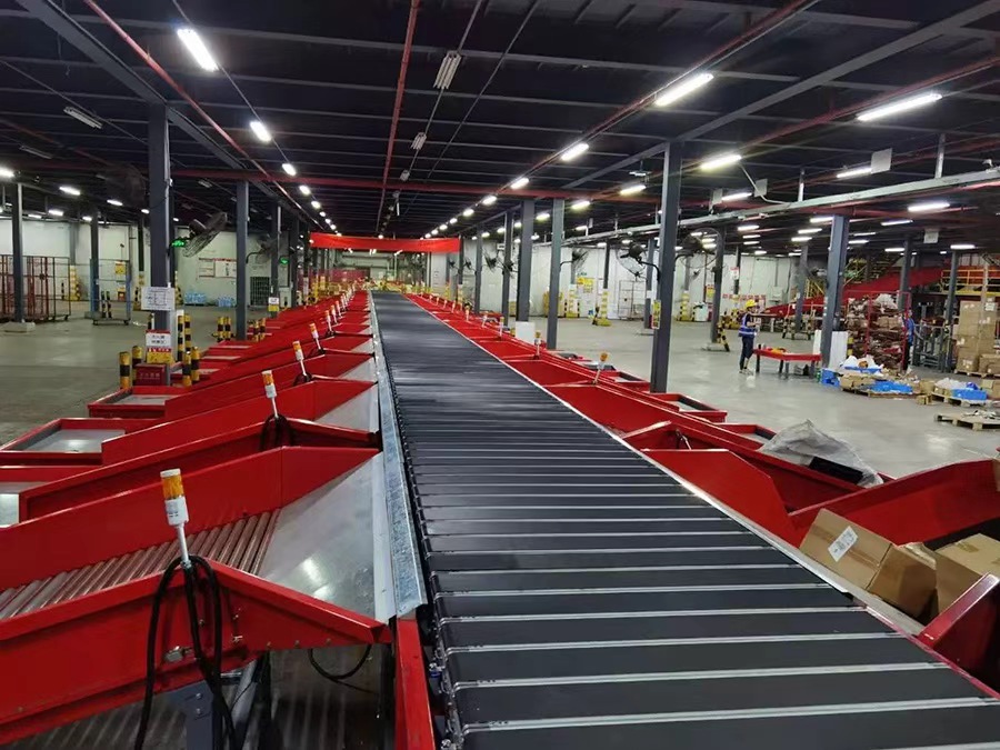 High Speed Parcel Sorting System