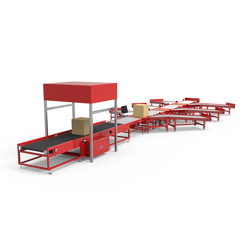 automated wheel parcel-sorting-line