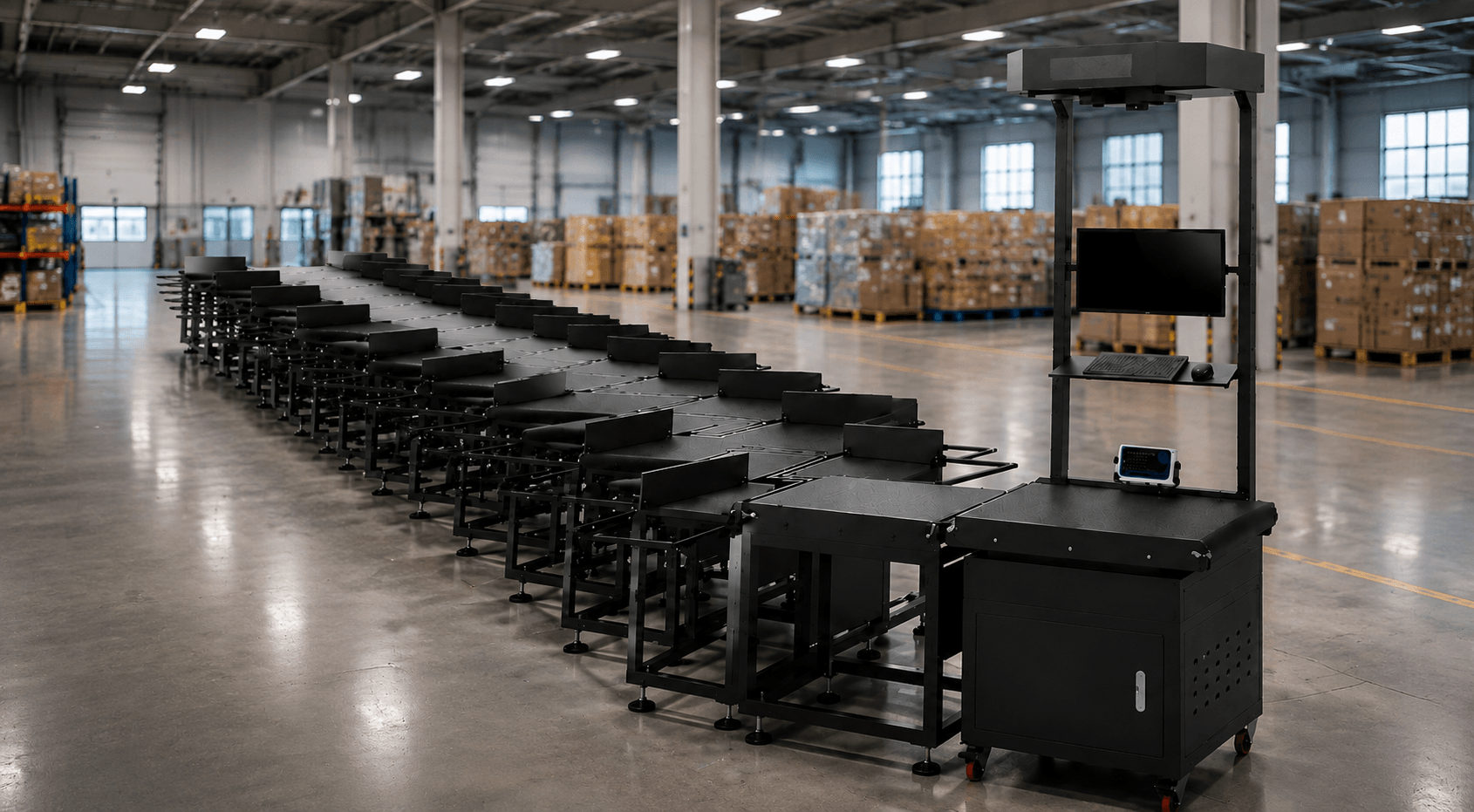 Industrial Z-Type Belt Sorter