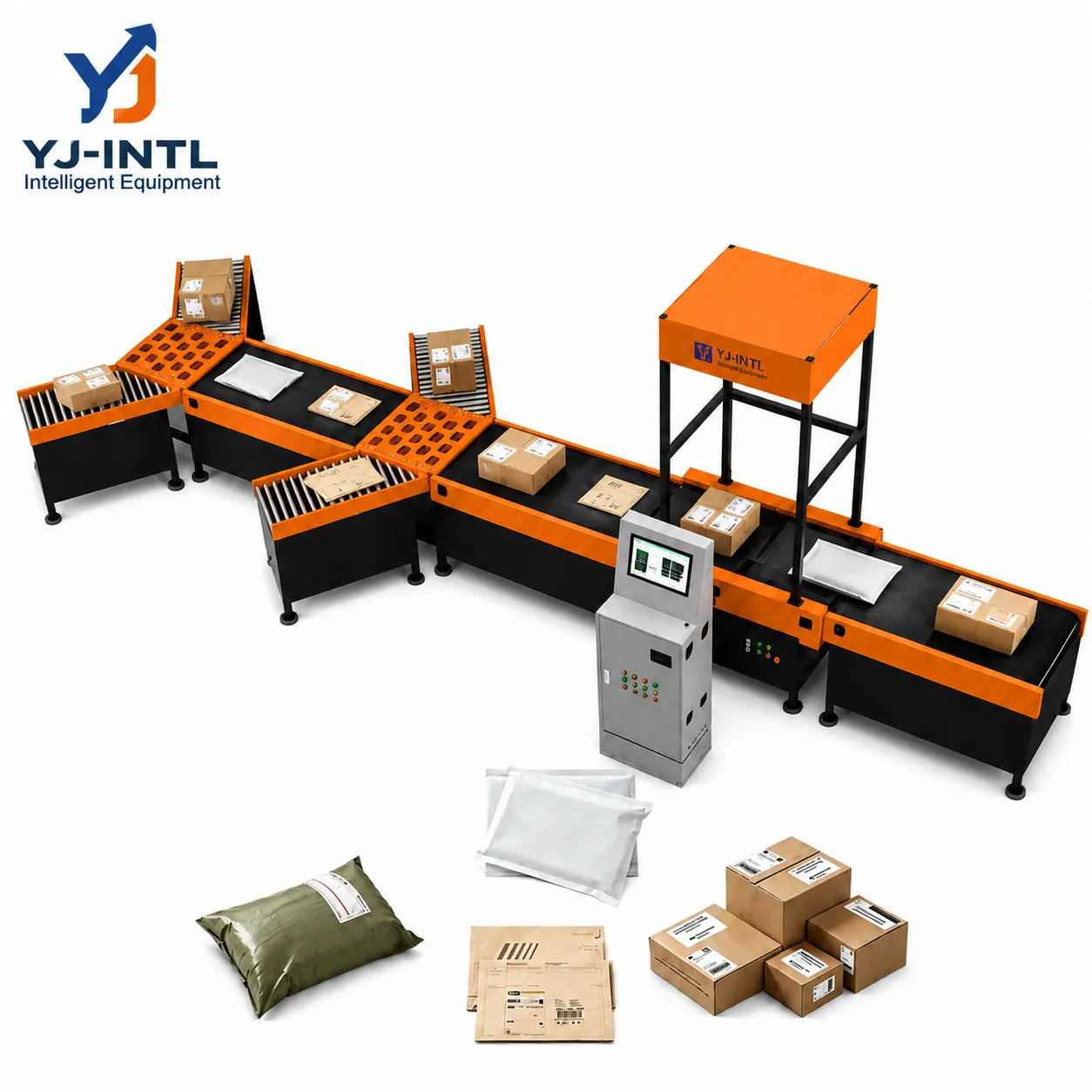 Automatic Parcel Sorter with Dynamic DWS System