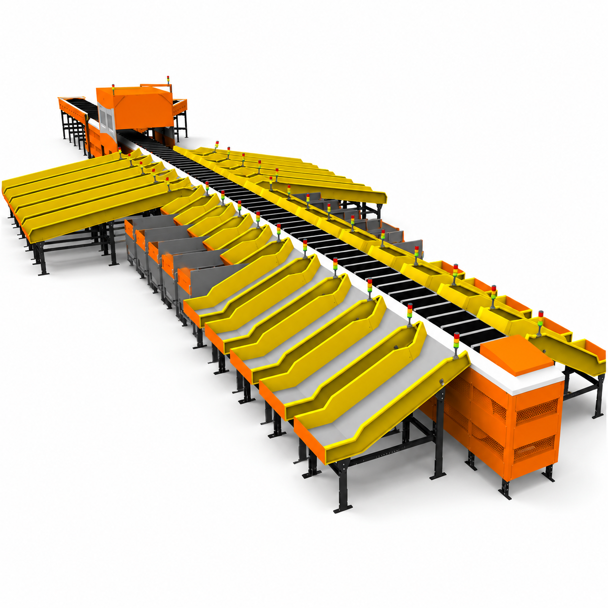 Linear Cross Belt Sorter | Automated Parcel Sorting System