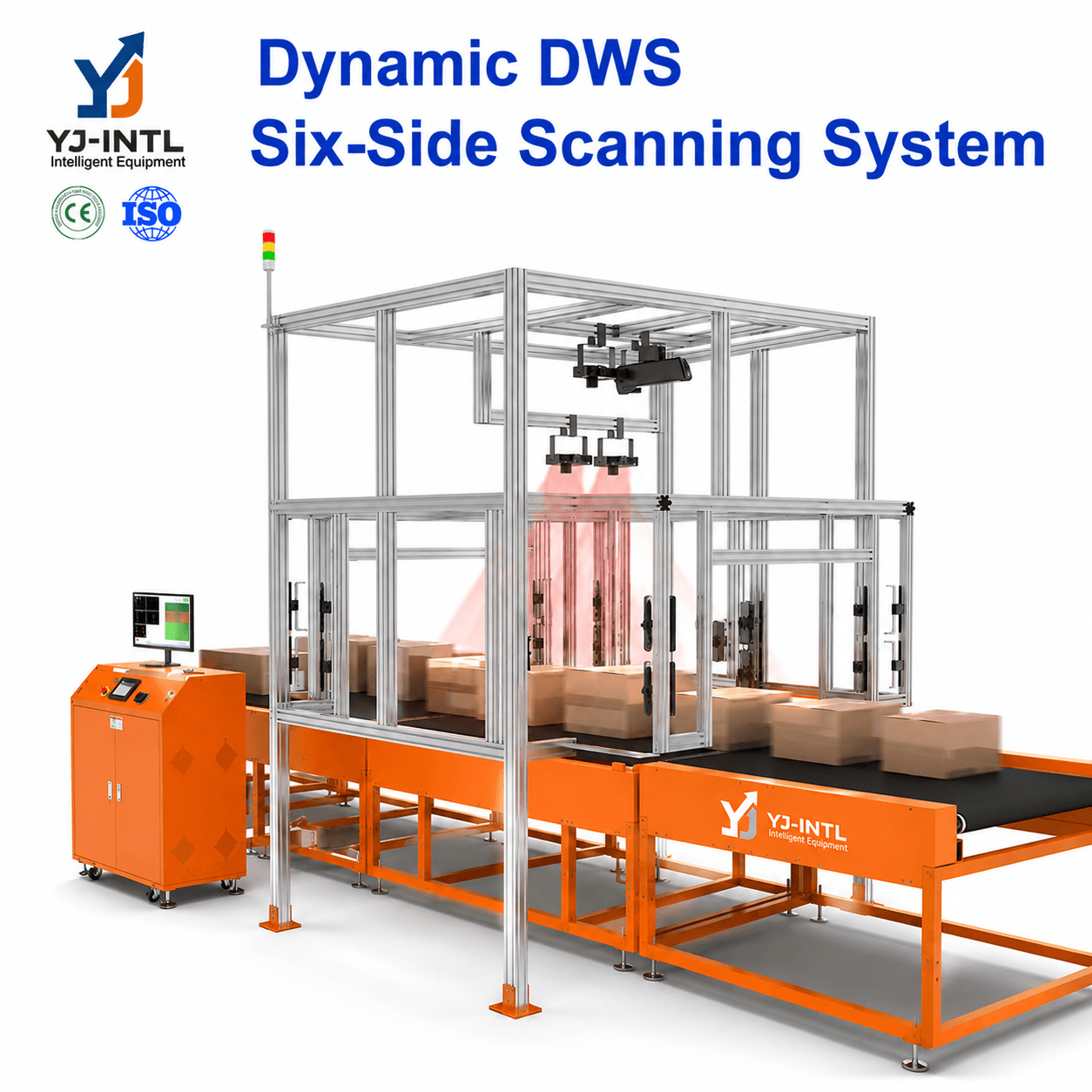 Large DWS System | Automated Dimension Weight Scanning