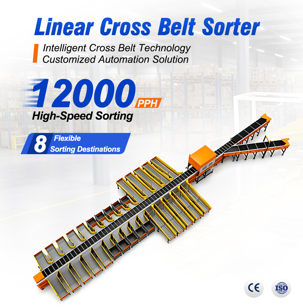 YJ-INTL Linear Cross Belt Sorter overview