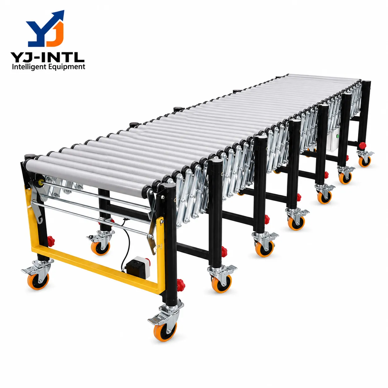 Straight Flexible Roller Conveyor for Carton Transfer