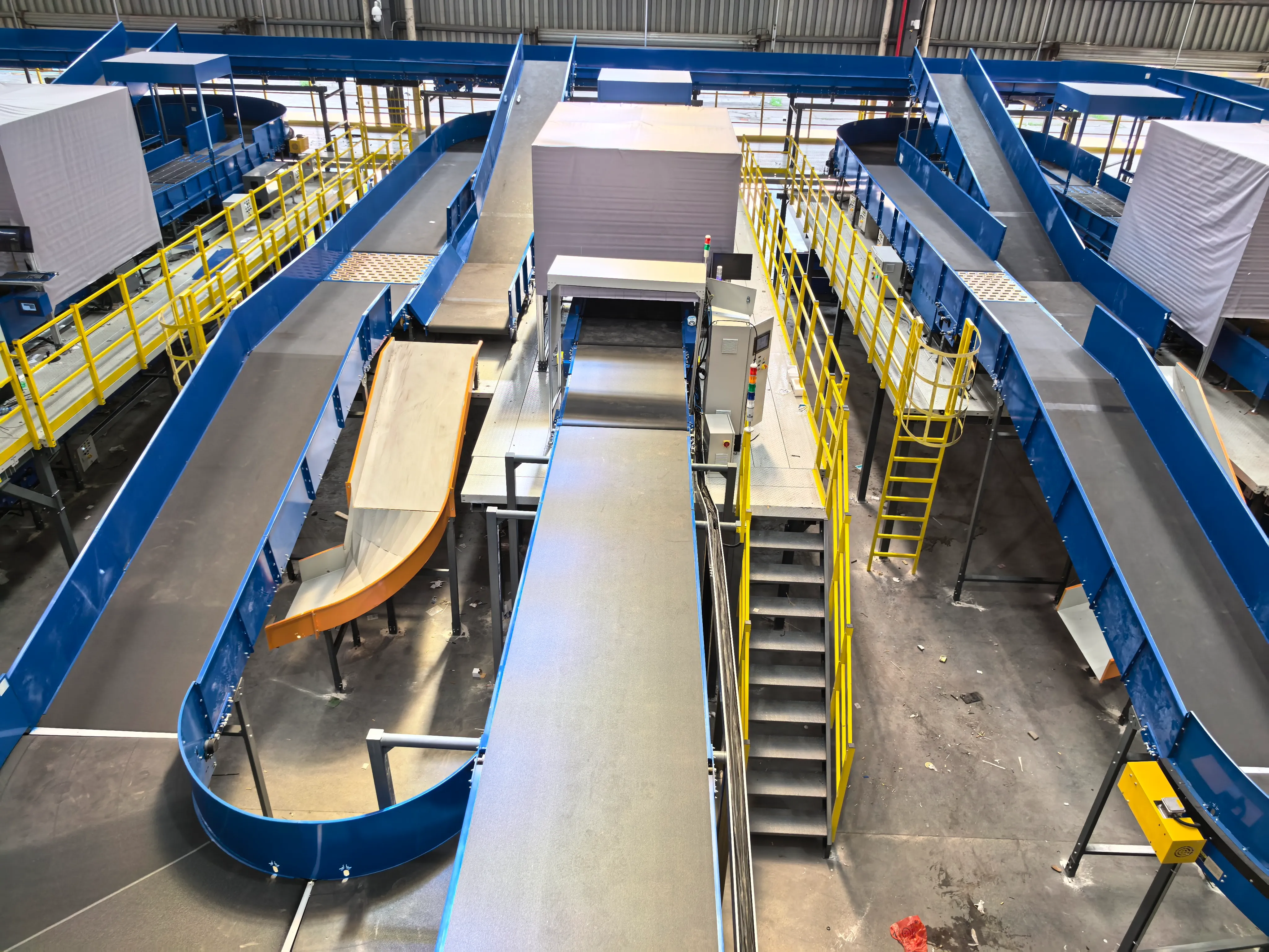 90 Degree Curved Belt Conveyor