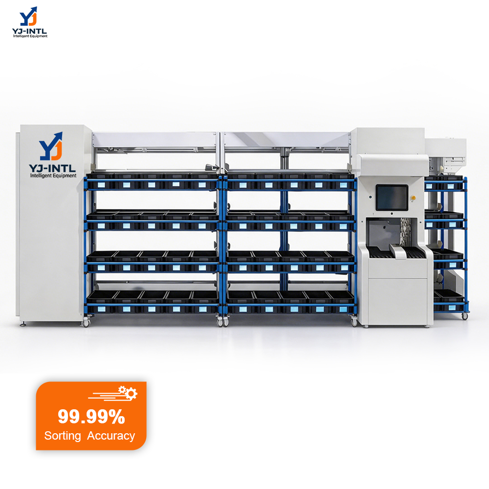 Put Wall Sorting System with Alarm Indicator Lights