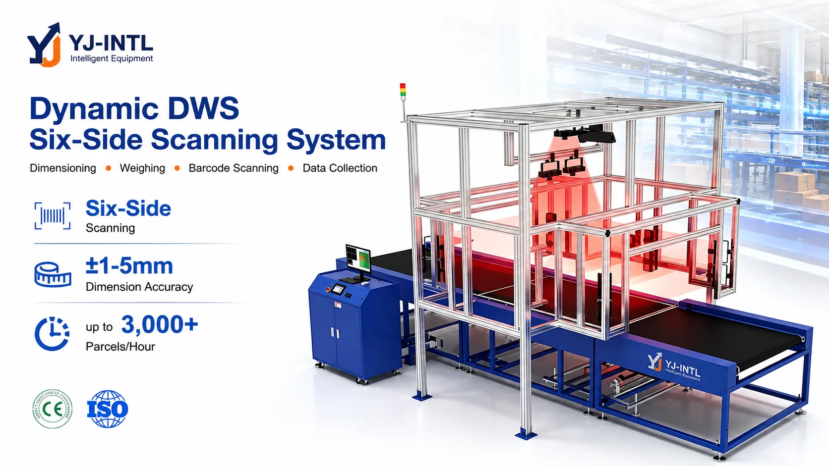 Automated Six-Side Parcel Measurement System