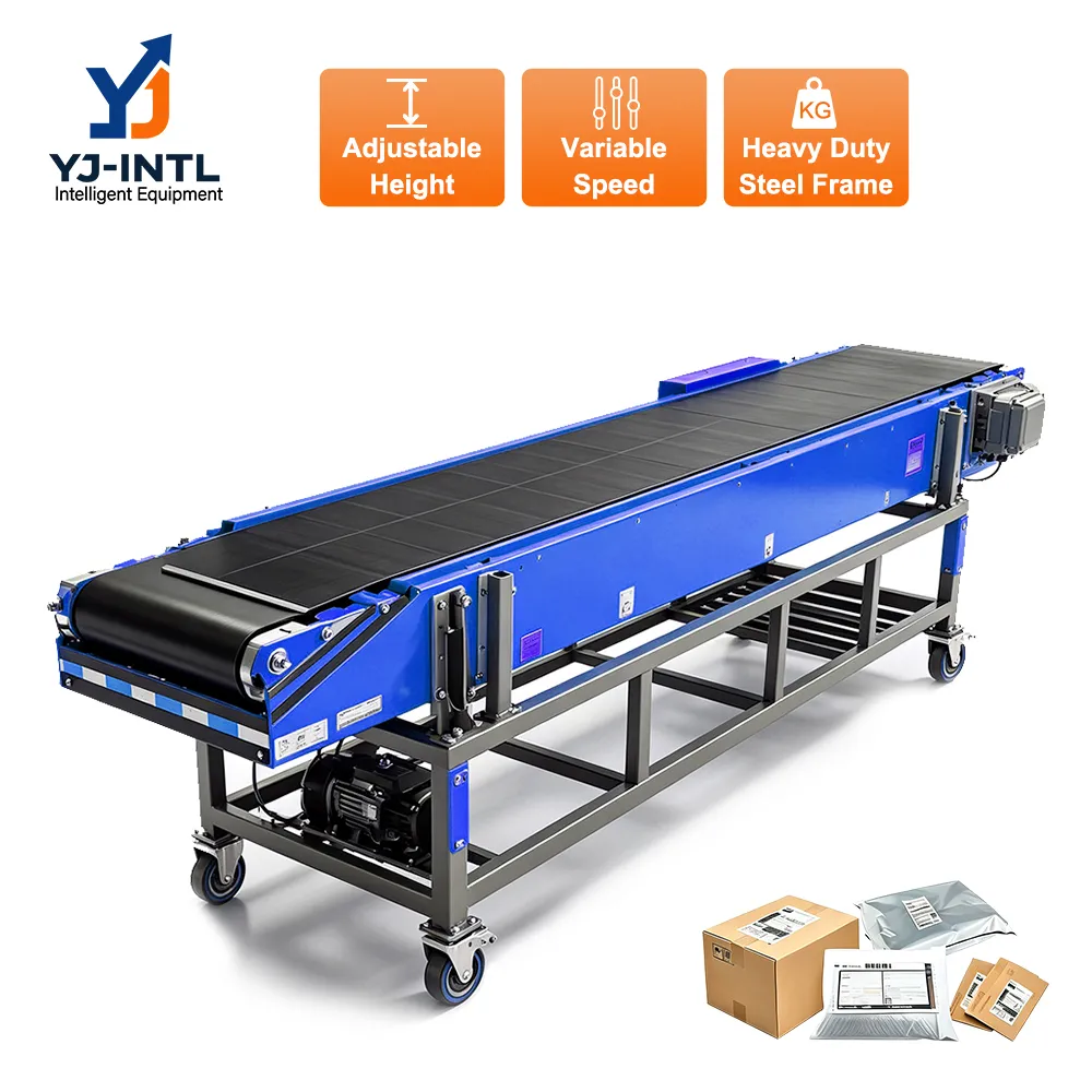 Automatic Telescopic Belt Conveyor for Truck Loading & Unloading