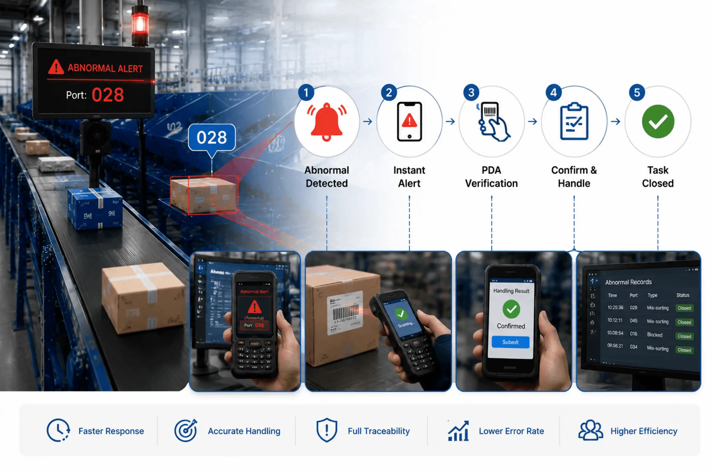 Instant Abnormal Alerts & PDA Verification
