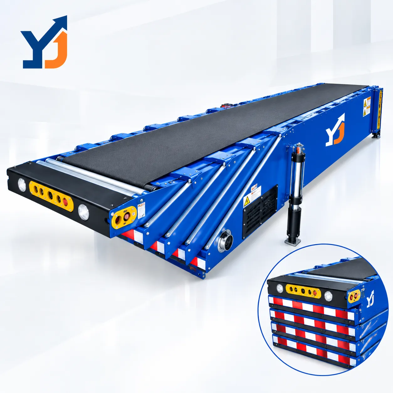 Five-Section Telescopic Belt Conveyor