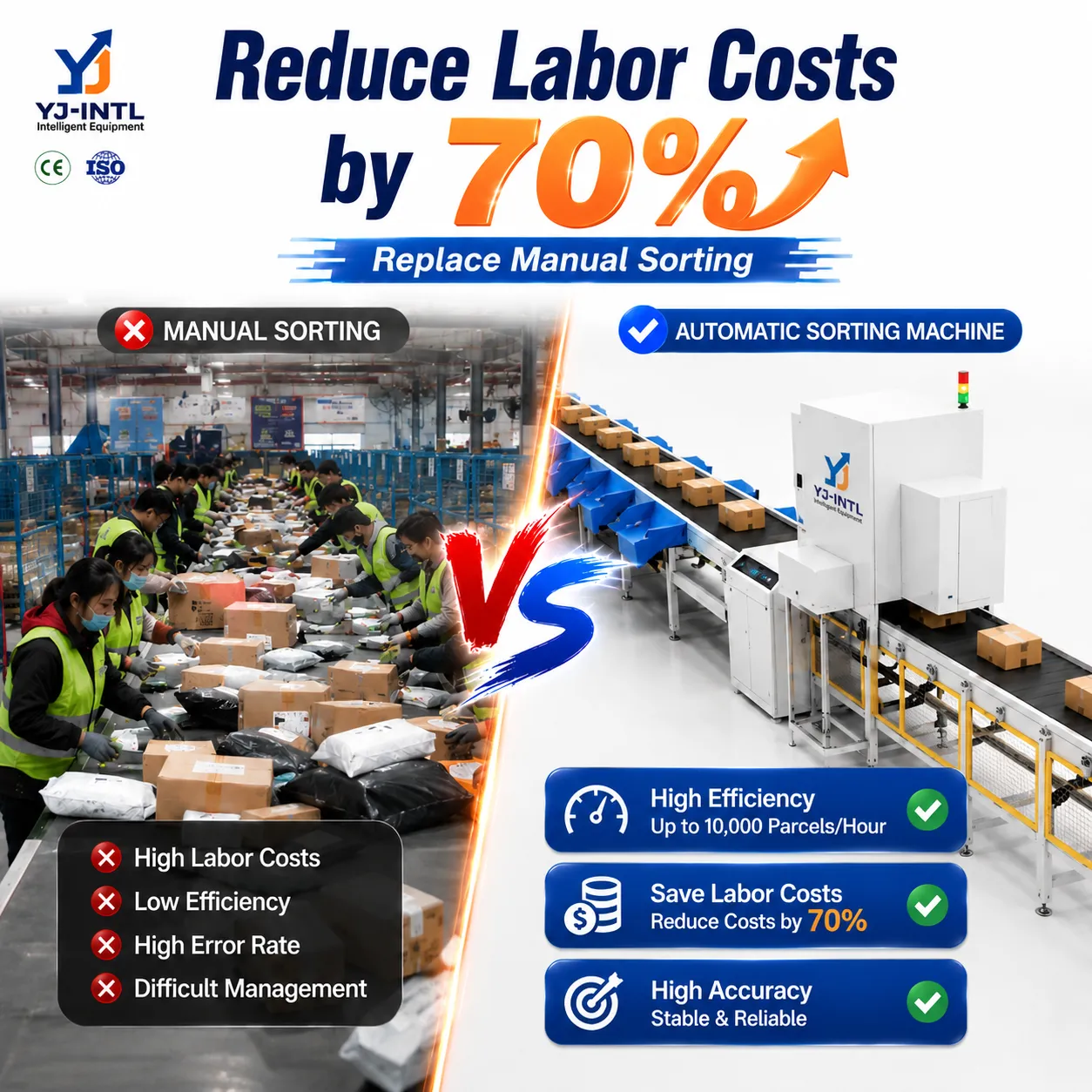 how does a narrow belt sorter Reduce labor costs