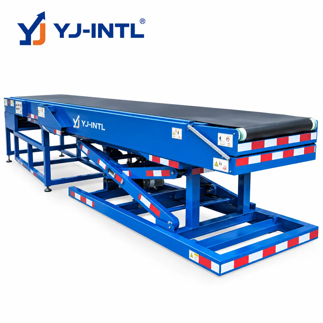 2-Section Telescopic Belt Conveyor for Truck Loading & Unloading