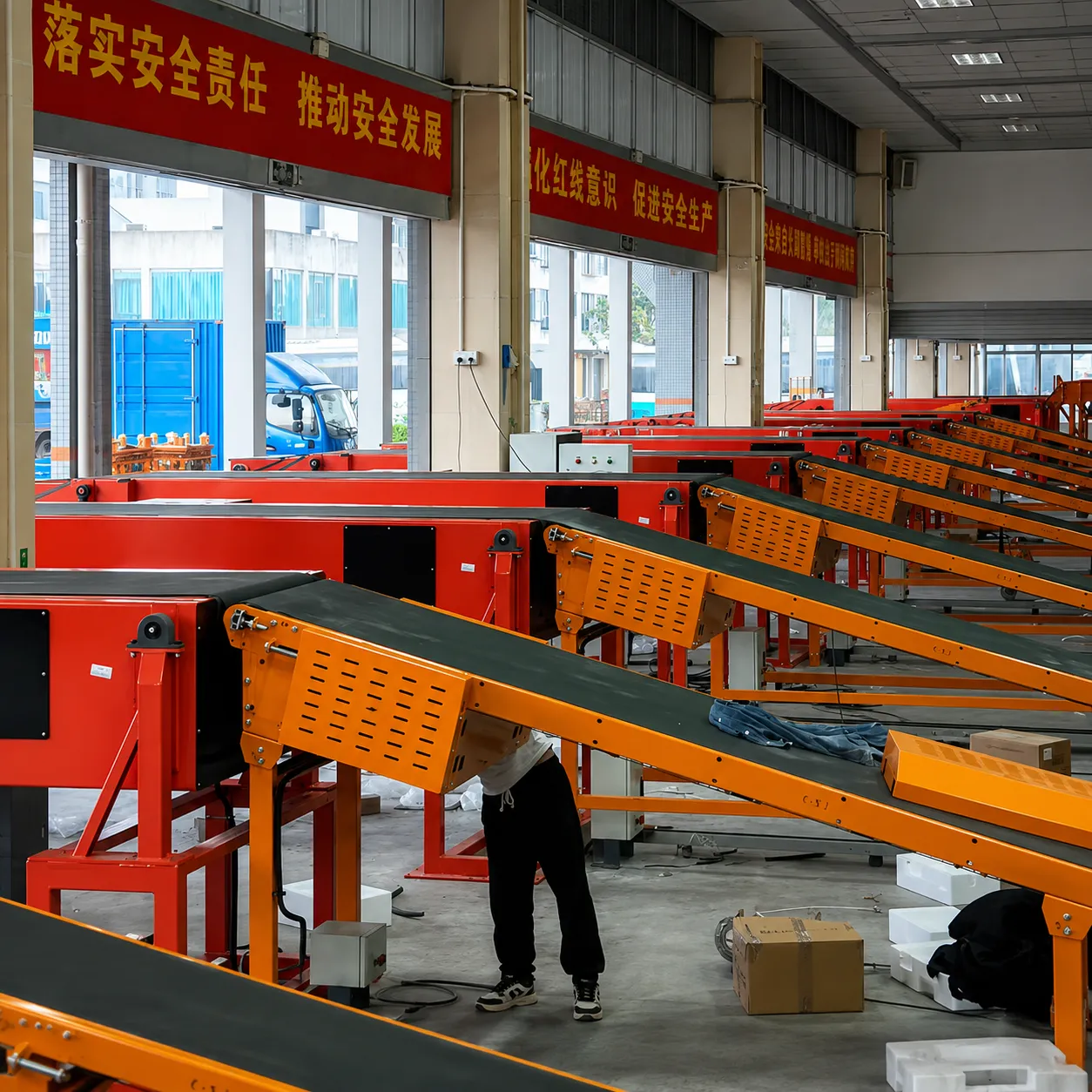 warehouse loading conveyor