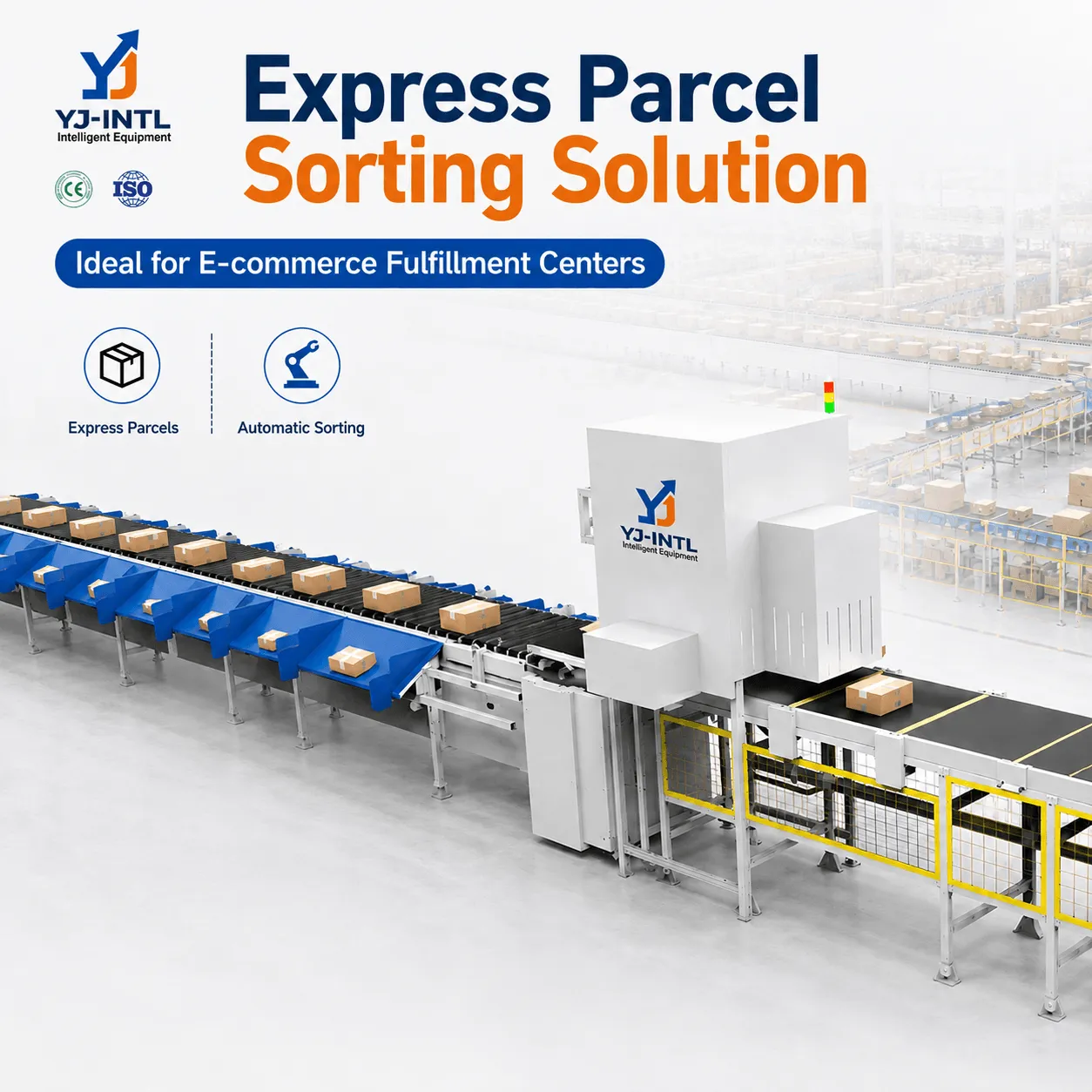 Narrow Belt Sorter | High-Speed Parcel Sorting Conveyor System