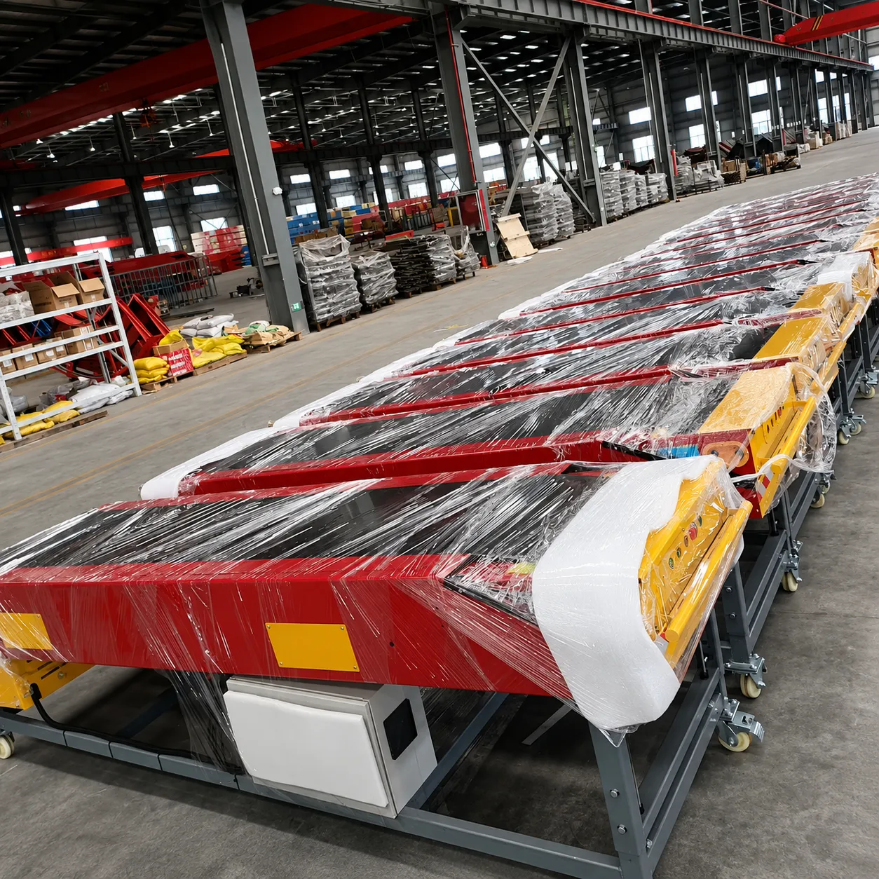 deep truck loading conveyor