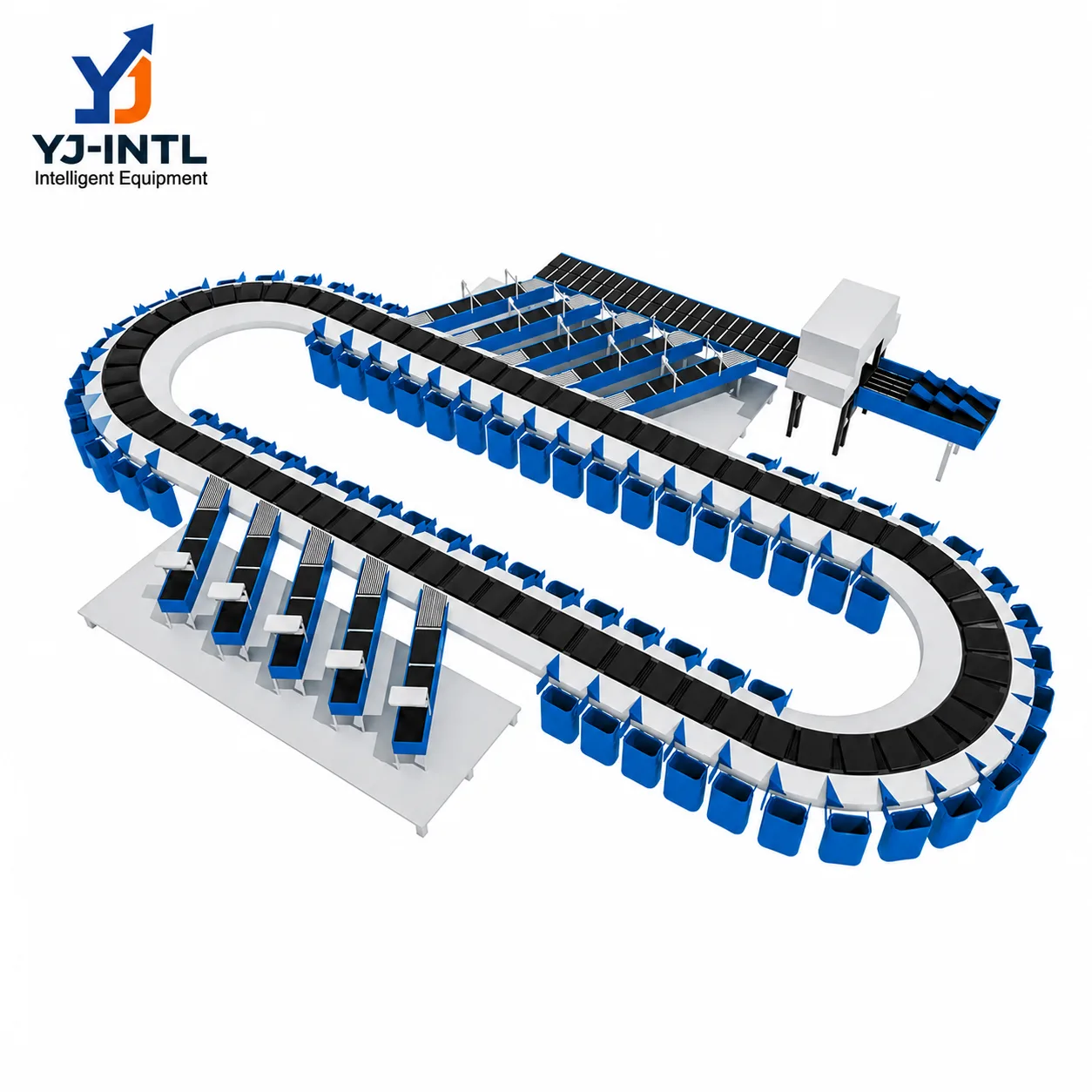 loop cross belt sorter