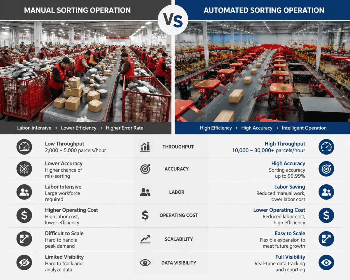 Why Manual Parcel Sorting Is Becoming Unsustainable?