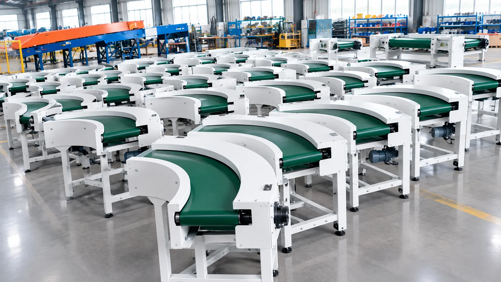 belt turning conveyor case