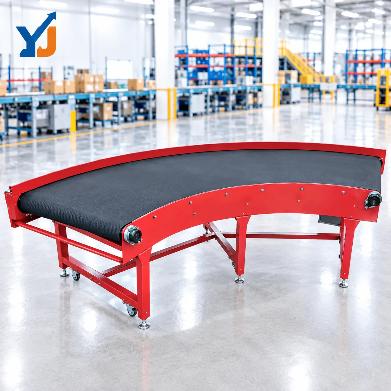 chain driven conveyor curve