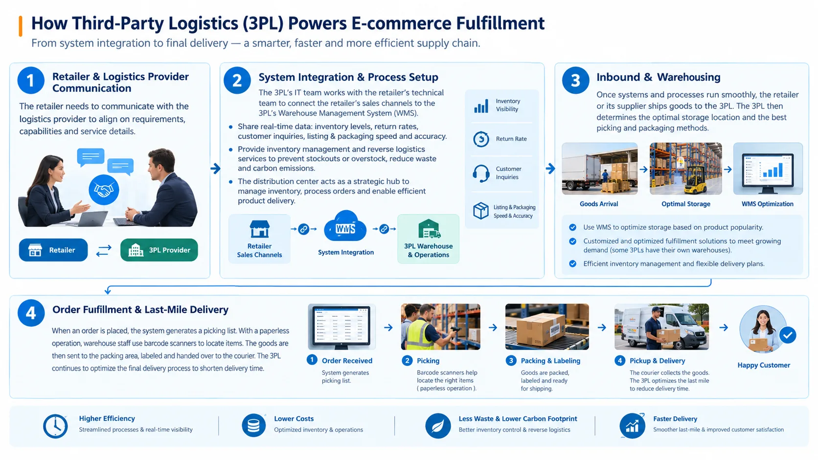 How does third-party logistics work?