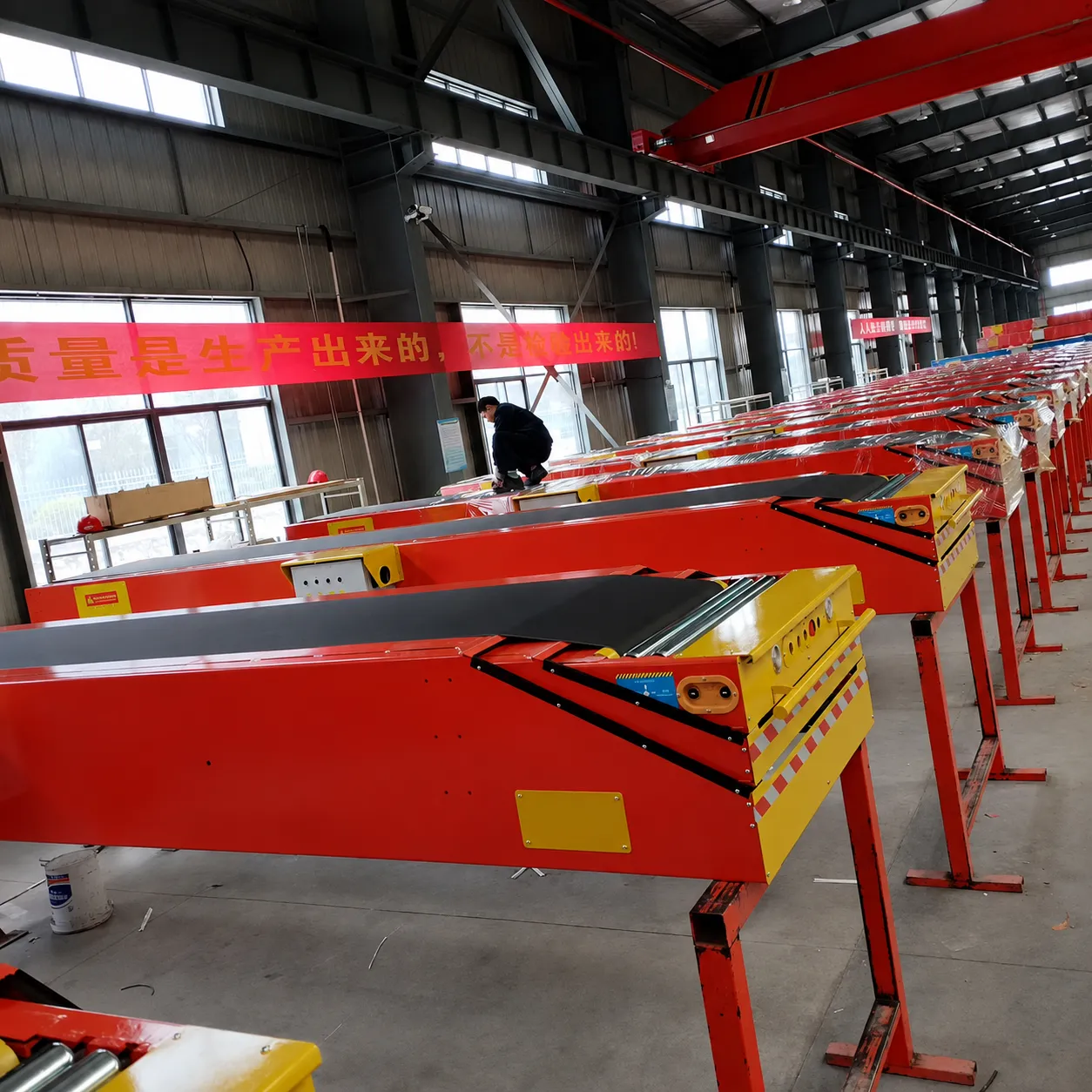 small telescopic conveyor
