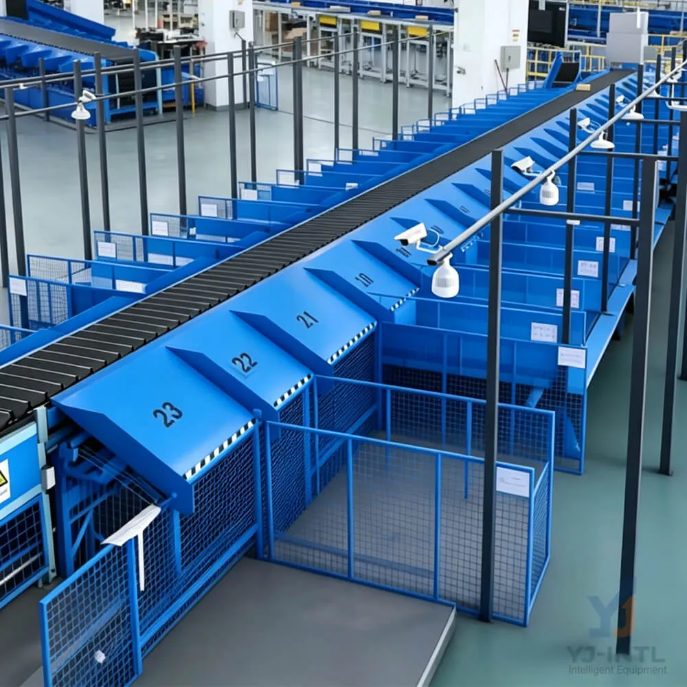 Narrow Belt Sorter | High-Speed Parcel Sorting Conveyor System
