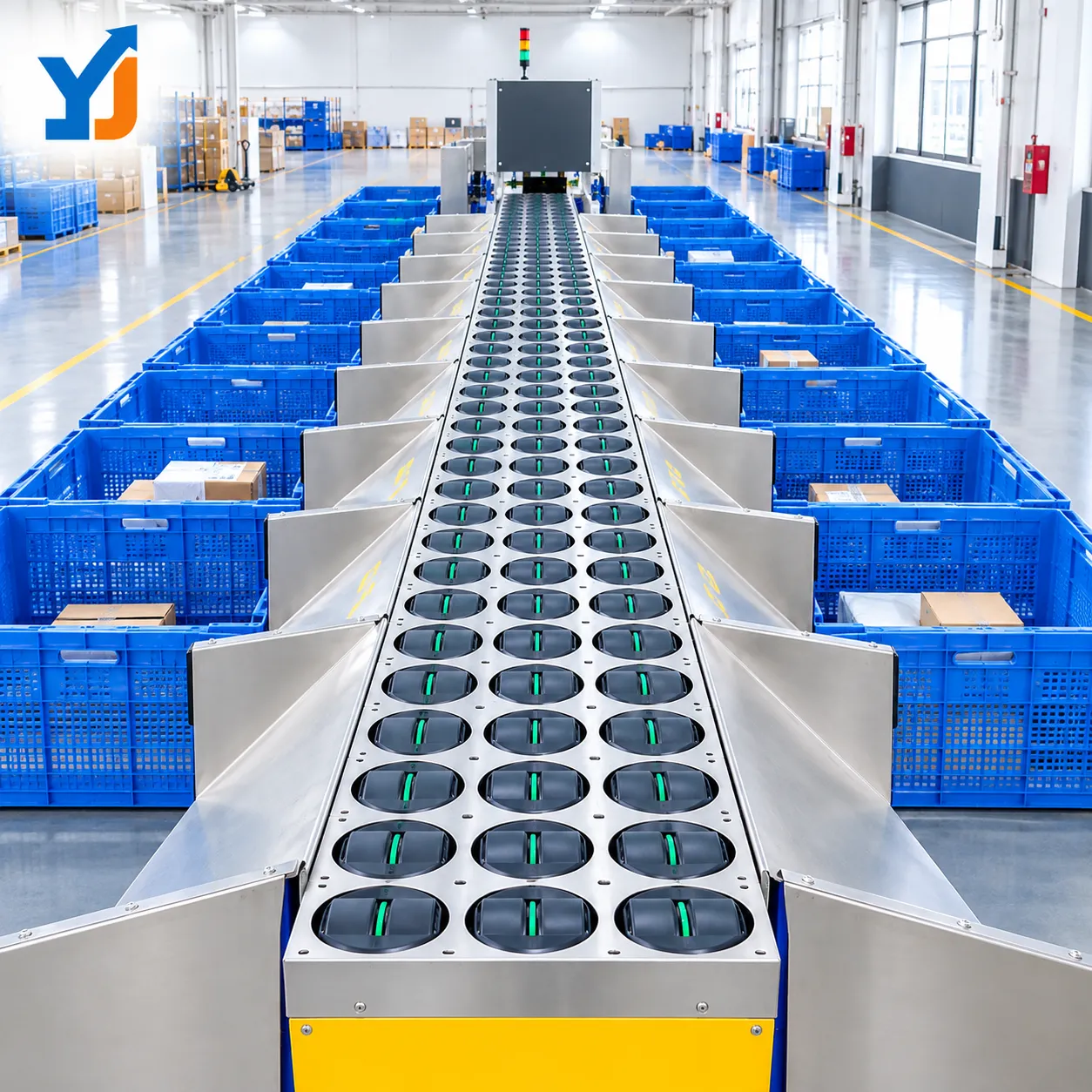 High-Precision Rotary Wheel Sorting System