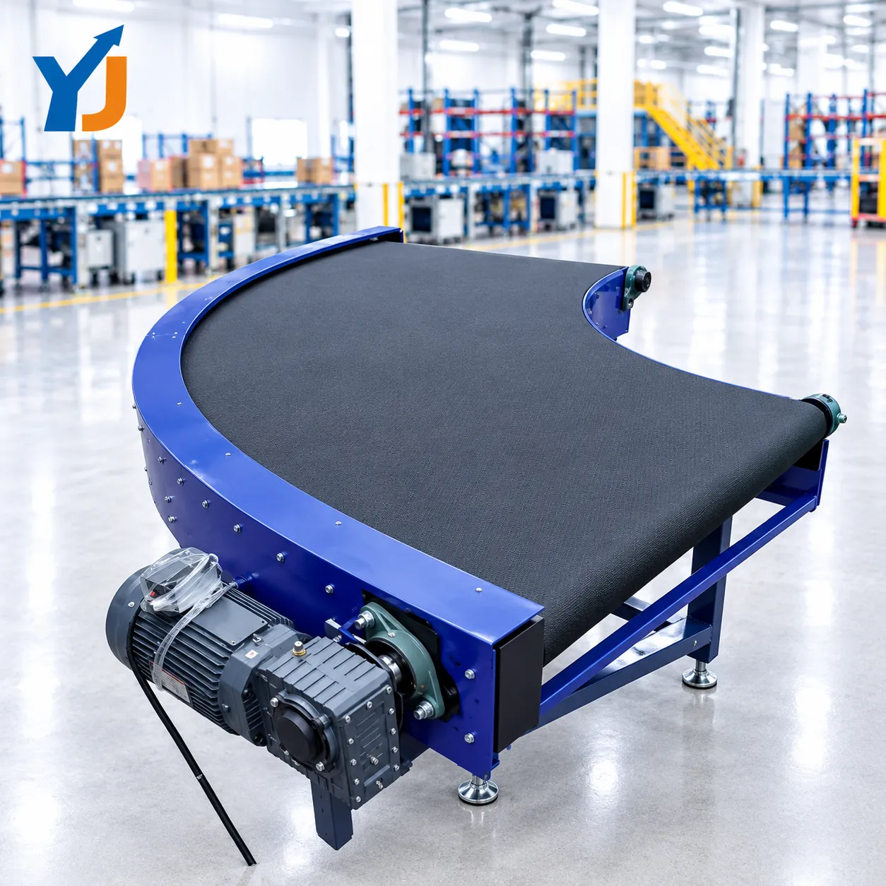 chain drive curved conveyor