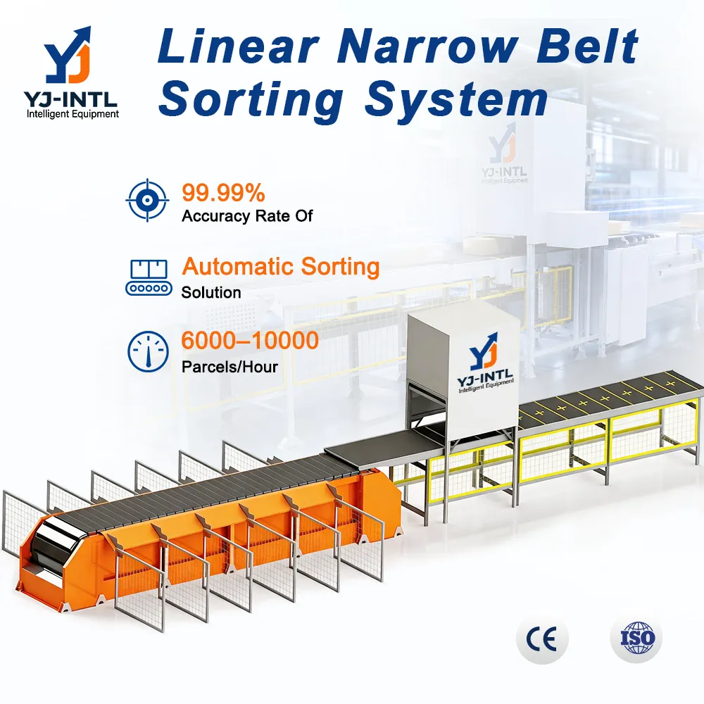 Multi-Destination Linear Narrow Belt Sorter